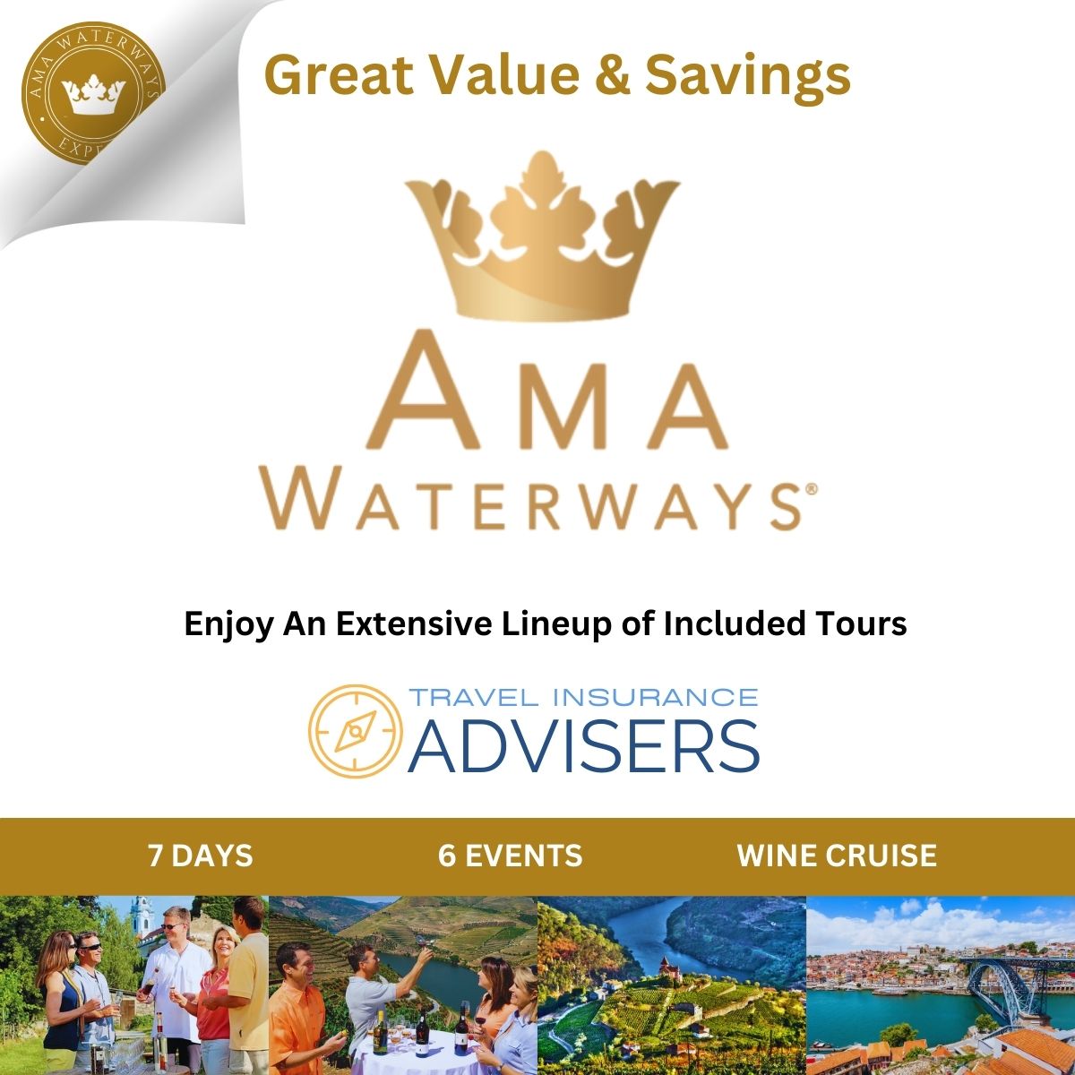 AMA Waterways river cruise ship on the Douro River, Portugal